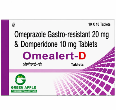 Omealert-D (Омепразол 20 мг, Домперидон 10 мг)
