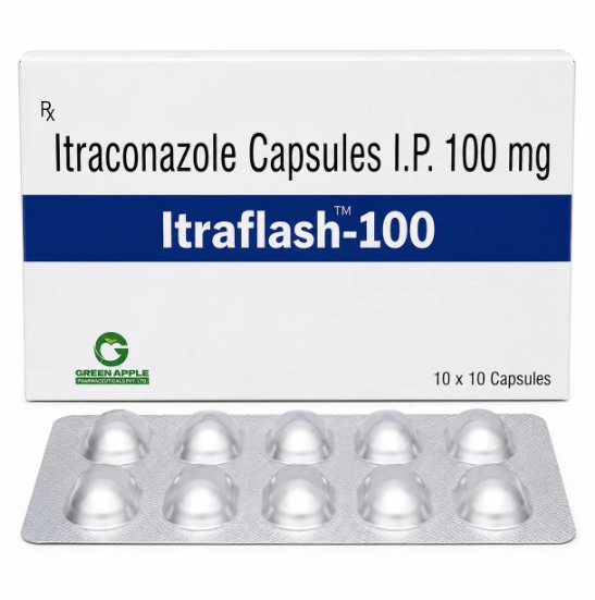 Itraflash 100 (Итраконазол 100 мг)