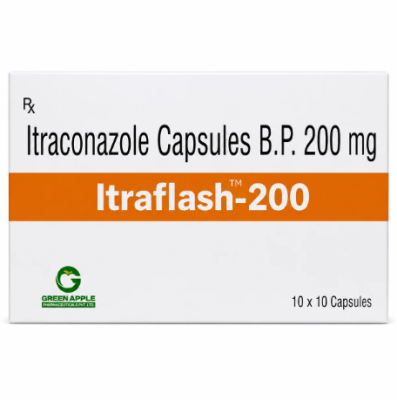 Itraflash 200 (Итраконазол 200 мг)